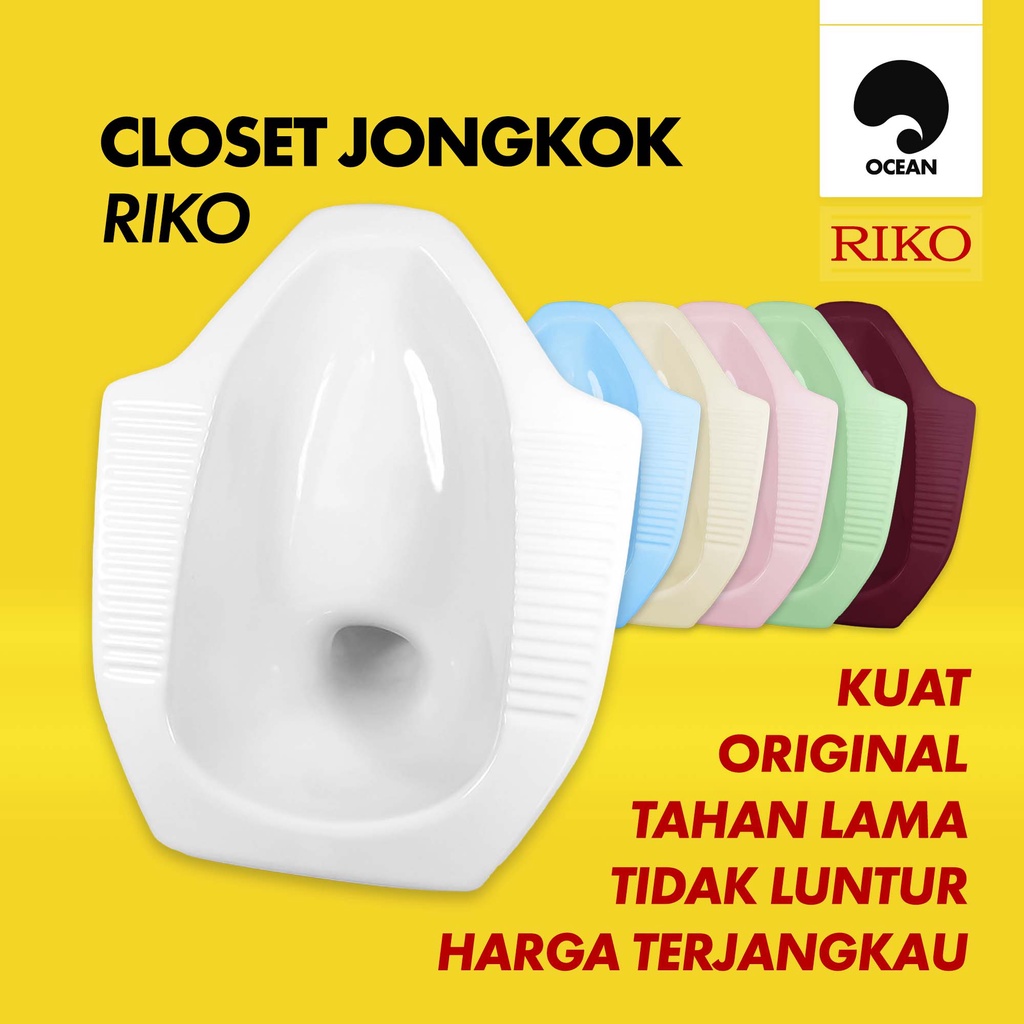 KLOSET JONGKOK / CLOSET JONGKOK TOILET WC | RIKO