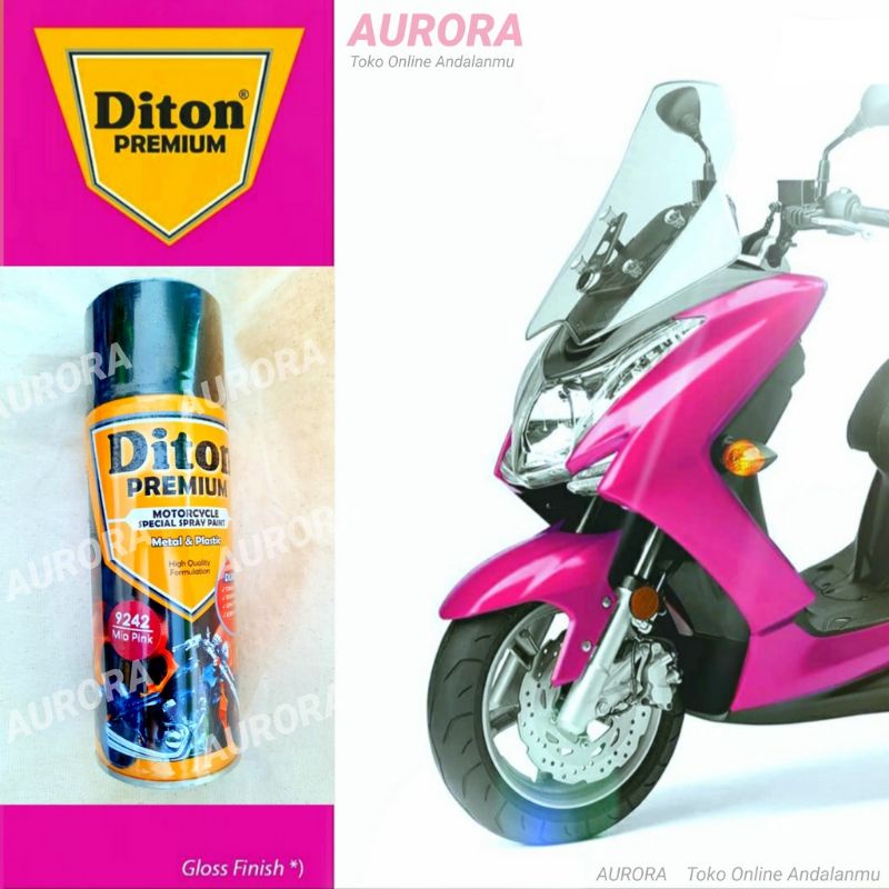 Pilox Diton Premium Pink Magenta Mio Ping 9242 Metalik Metalic Metalli Aksesoris Mobil