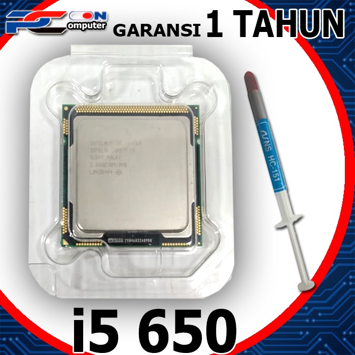 Prosesor Intel Core i5-650 / i5 660 GHz LGA 1156