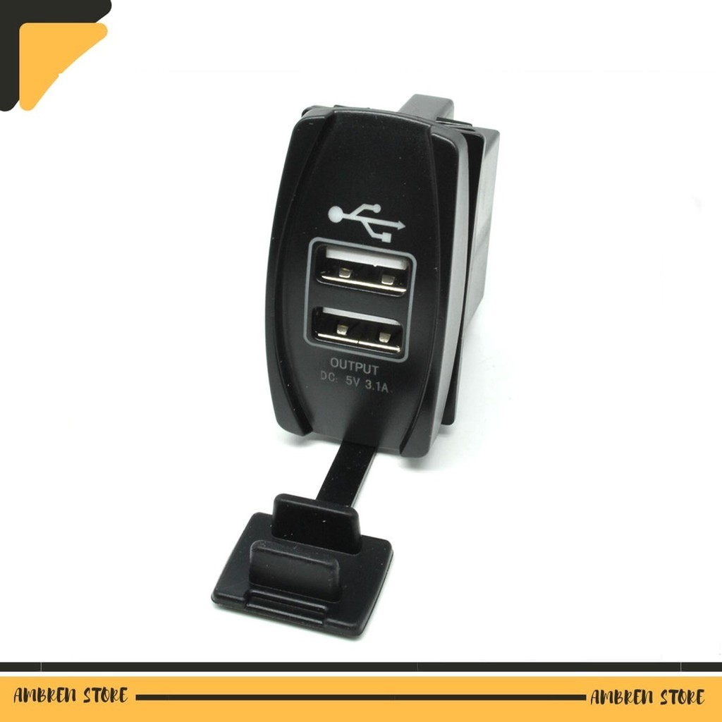 USB Charger Motor 2 Port