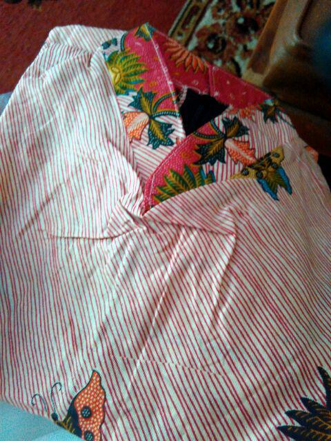 Family Set Kembang Sekuntum M L Xl Xxl.ayah Ibu Anak.batik Pekalongan