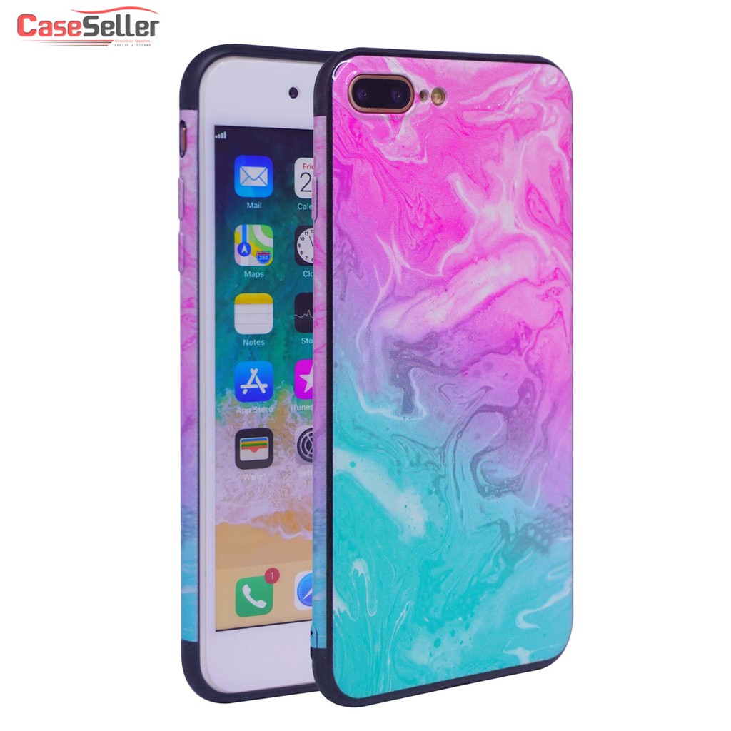 CaseSeller - Glass Case Motif Full Body Iphone 6G / X / XS Max