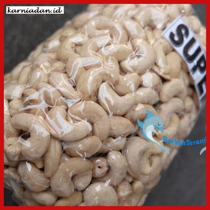 

MAKANAN-RINGAN- KACANG MEDE / KACANG MENTE / METE SUPER SULAWESI 1KG -BERMACAM-MACAM.