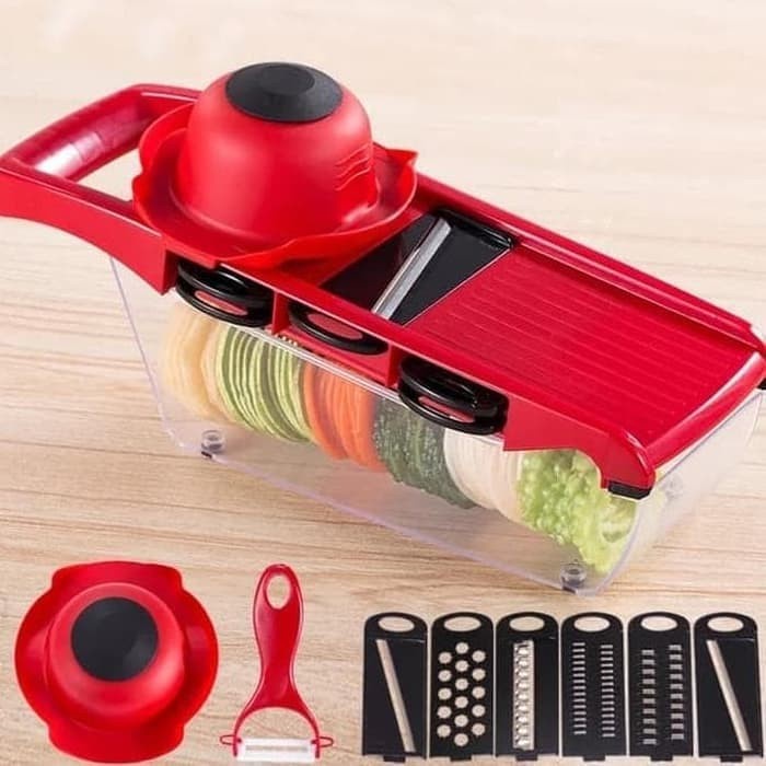 BAROKAH GAMIS MAGIC FRUIT VEGETABLE SLICER Alat PEMOTONG SAYUR BUAH parutan 7in1