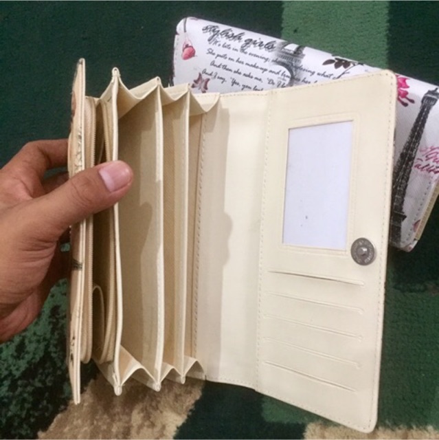 Dompet mamah muda model Classic bahan teiga motif Paris #dompet #dompetwanita #dompetperempuan-3
