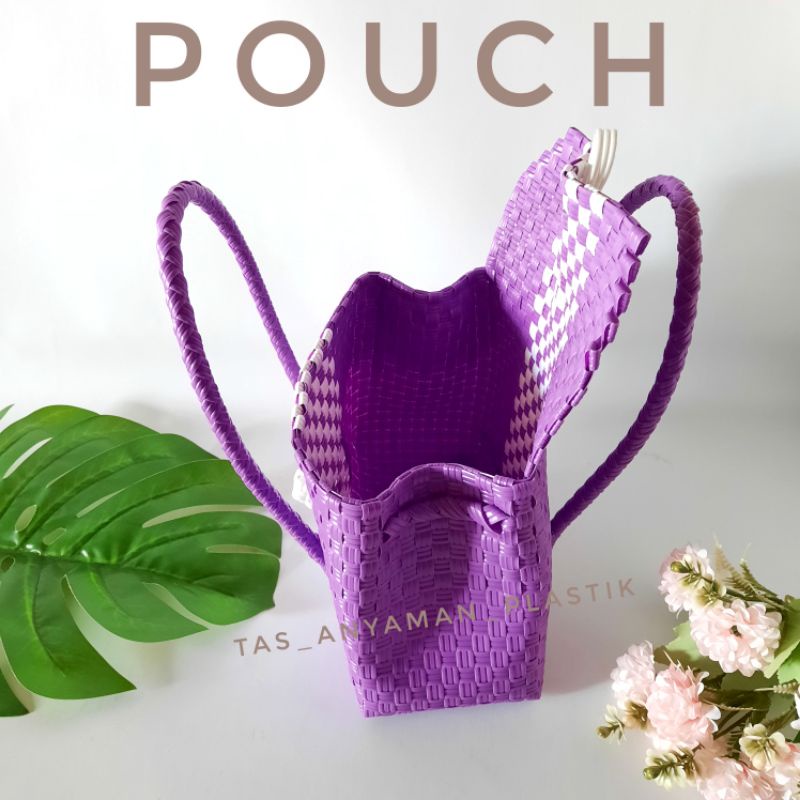 Dompet Tali Panjang Wanita Anyaman Jali Premium