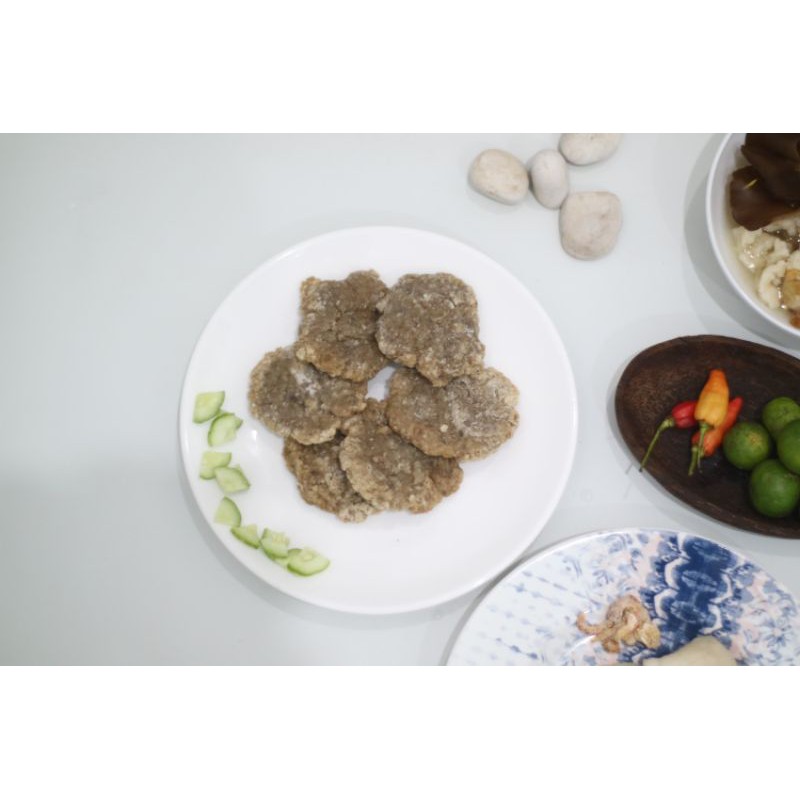 

Pempek Kulit Asli Ikan Tenggiri isi 5