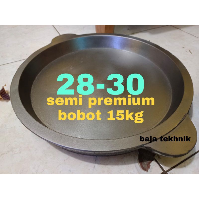 Loyang martabak manis Bangka 28-30+tutup semi premium