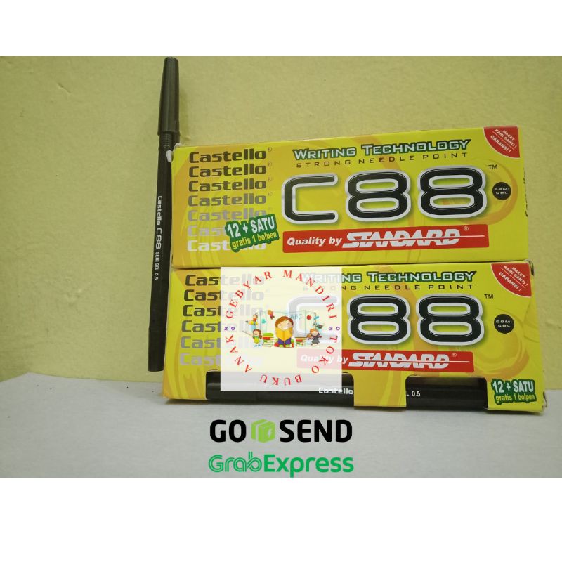 

Pulpen / Pen Standard Castello Hitam ecer ( C88 - 0.5 )