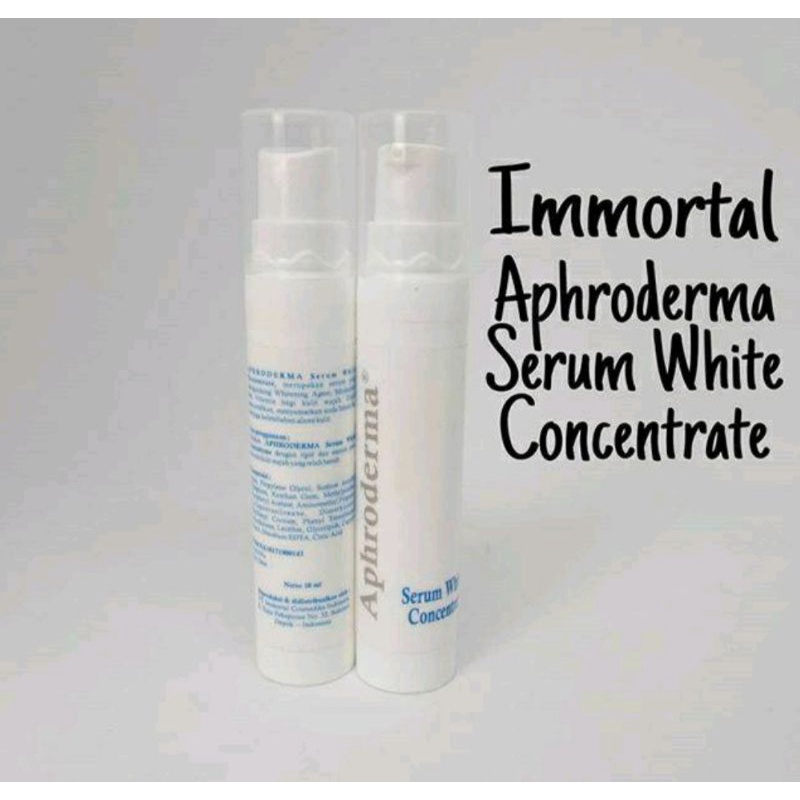 immortal aphroderma serum white concentrate