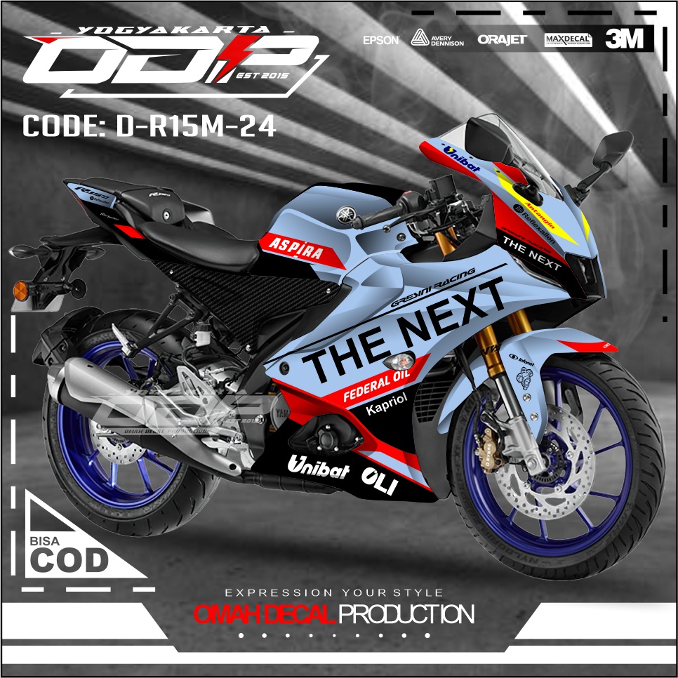 DECAL STIKER R15M V4 V1 V2 V3 V4 GRATIS ONGKIR DEKAL MOTOR R15M YAMAHA DEKAL TERBAIK TERLARIS DAN KU