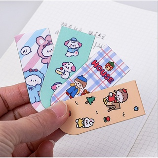 pembatas buku magnet cartoon Korea stationery magnetic bookmark