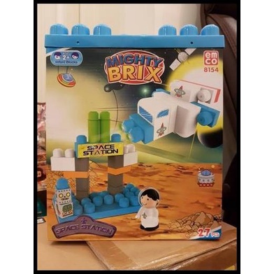 Mainan Edukasi Lego Emco Mighty Brix Space Station