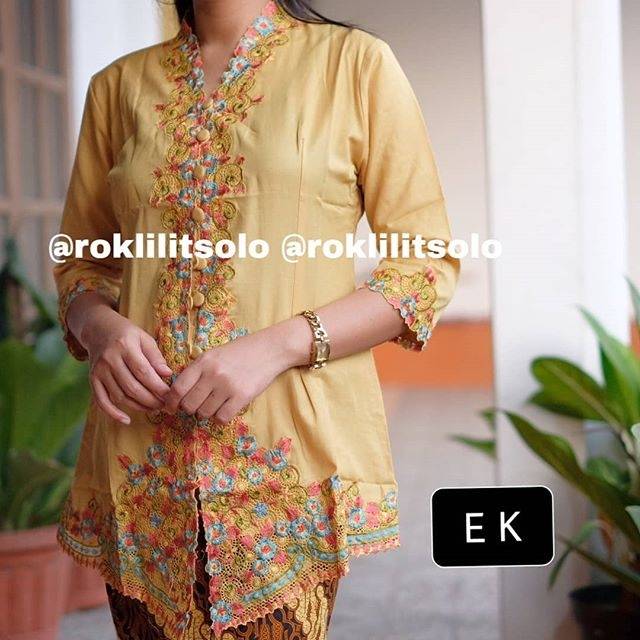 kebaya katun bordir / kebaya encim