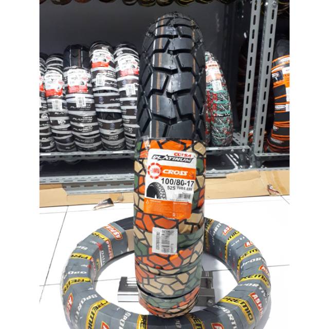 Ban CORSA Platinum Cross S 100.80.17 Ban Dual Purpose Motor Sport dan Motor Bebek NOT Zeneos IRC