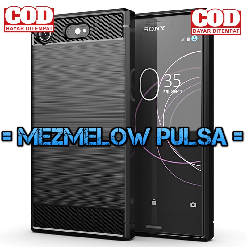 Soft Case tpu Fiber Carbon Softcase Sony Xperia XZ1 Compact