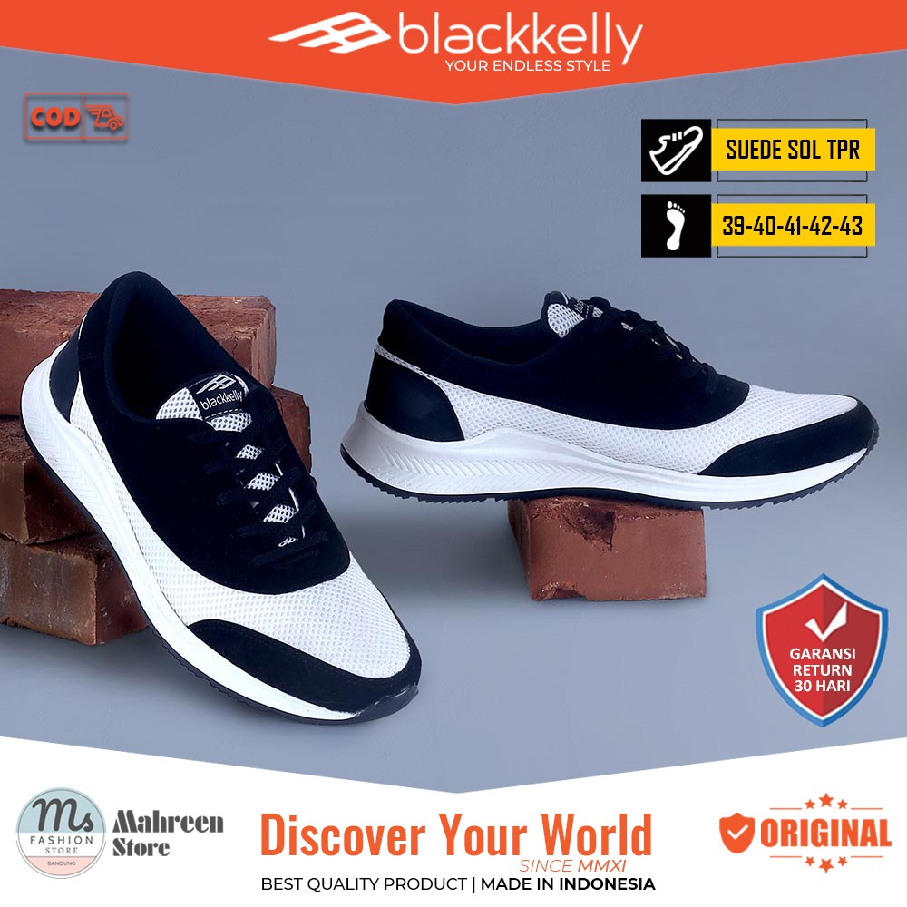 Sepatu Pria Sepatu Sneakers Kasual Pria Original Blackkelly | BCL 984