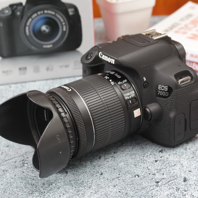 Canon 700D Lensa STM - Kamera DSLR Layar Sentuh - Setara DSLR 650D 750D M100-6