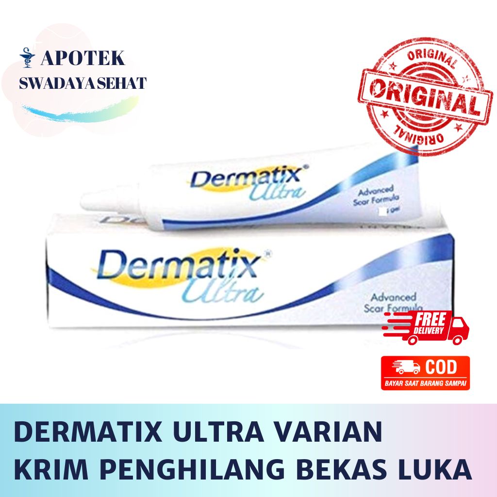 DERMATIX ULTRA 9GR - Krim 5 GR Penghilang Bekas Luka Sikatriks Luka Operasi Salep Dermatic Derma tix