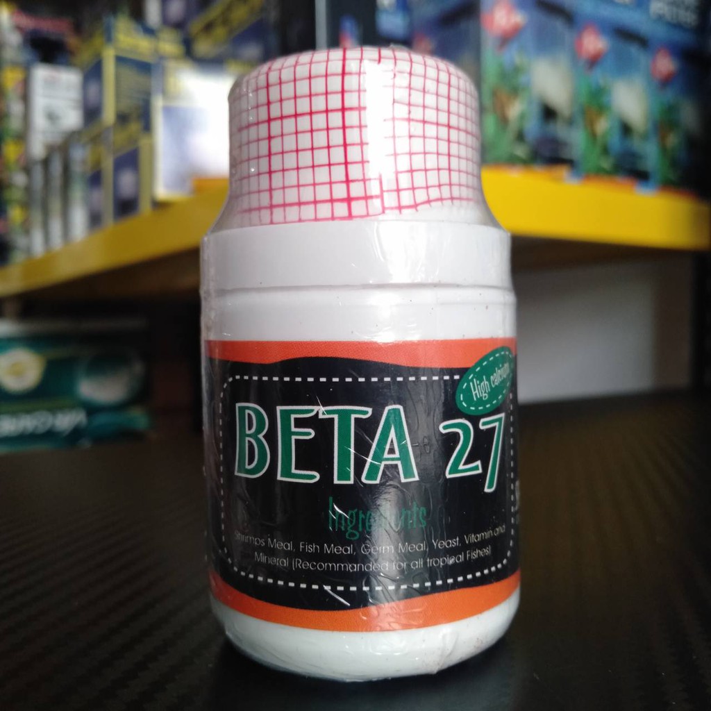 BETA 27 PAKAN IKAN HIGH CALCIUM 30 GR