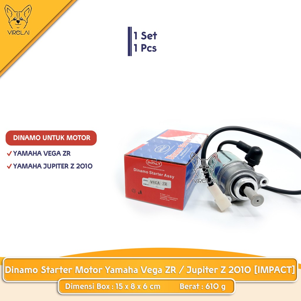 Dinamo Starter Motor Yamaha Vega ZR / Jupiter Z New 2010  [Impact]