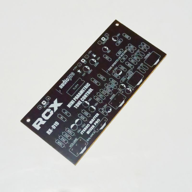 PCB Tone Control Stereo Mini Parametrik Tone Control Elite RX 019