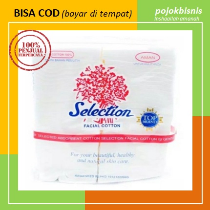 KAPAS SELECTION WAJAH / MUKA FACIAL COTTON 35 GRM / 50 GRM