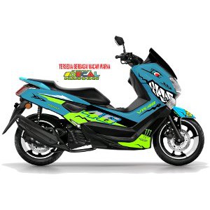 Stiker Motor Sticker Decal Nmax Shark Shark Terbaik Shopee Indonesia