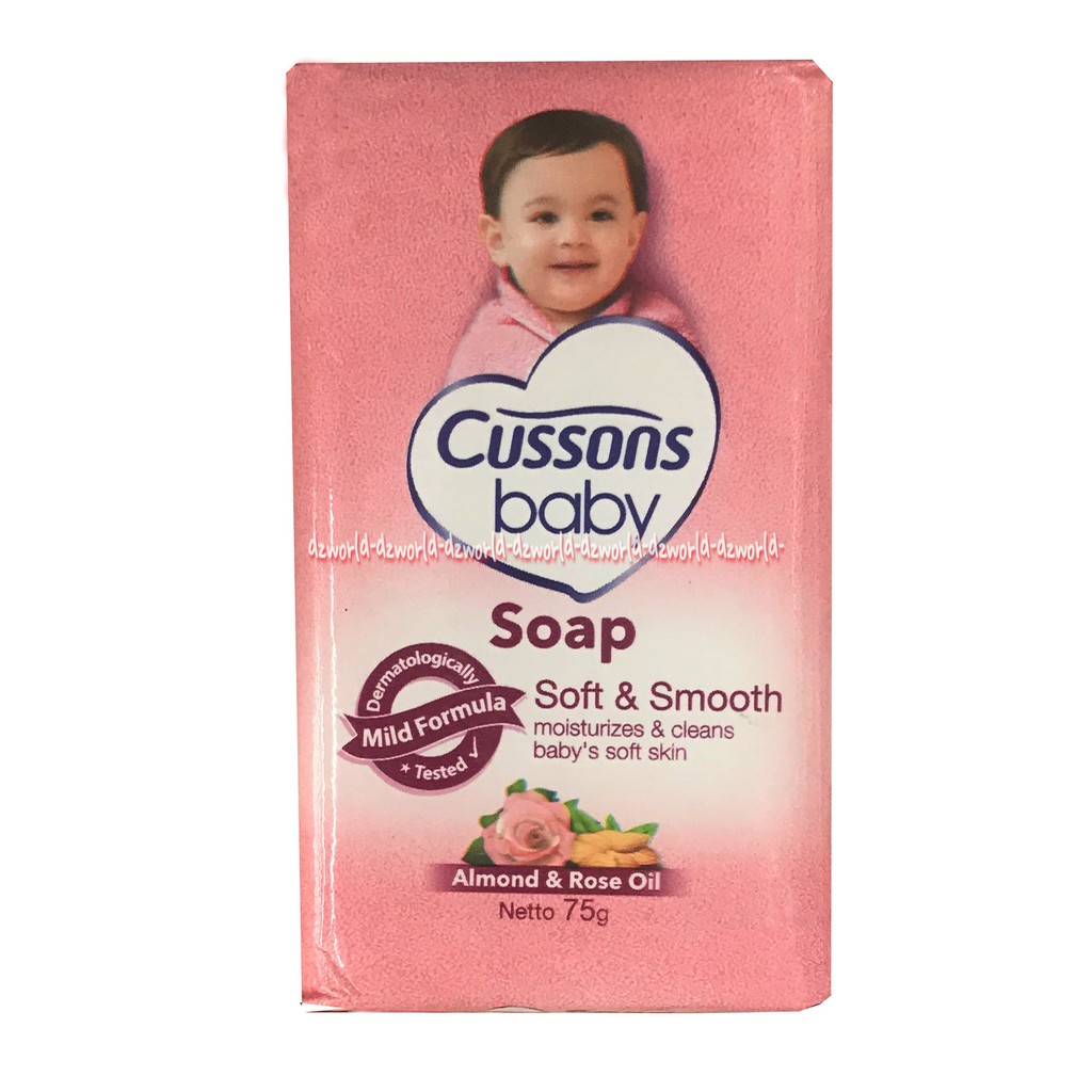 Cussons Baby Soap Sabun Mandi Batang Bayi Tersedia 3 Pilihan Warna 75g