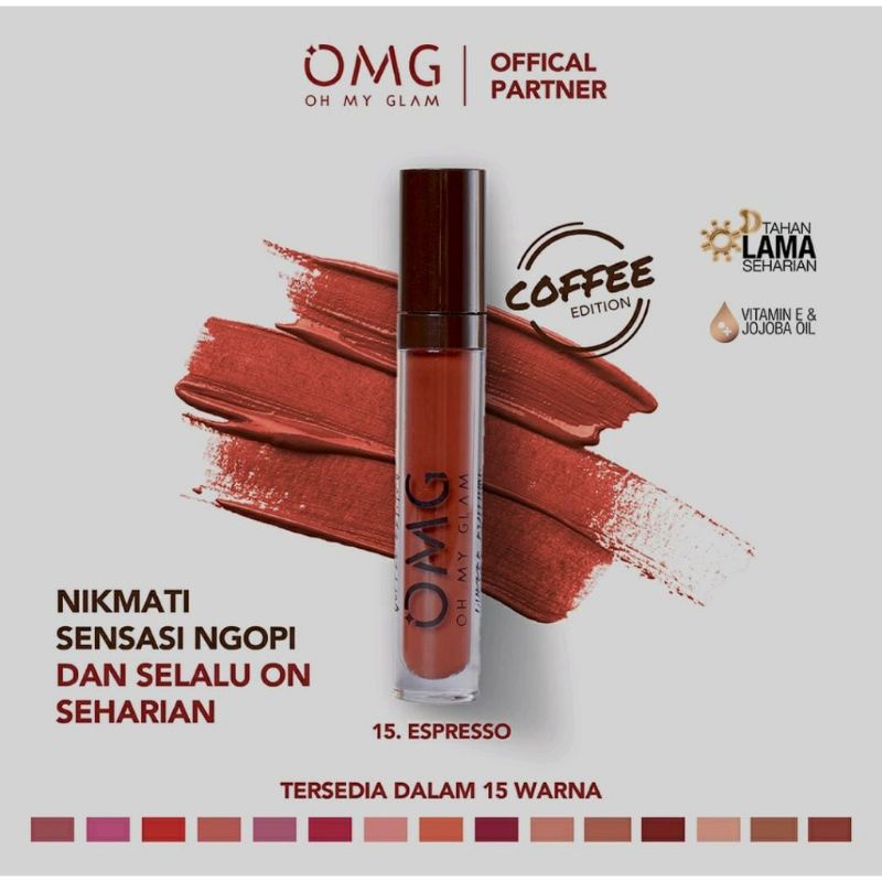 OMG Matte Kiss Lip Cream COFFE EDITION