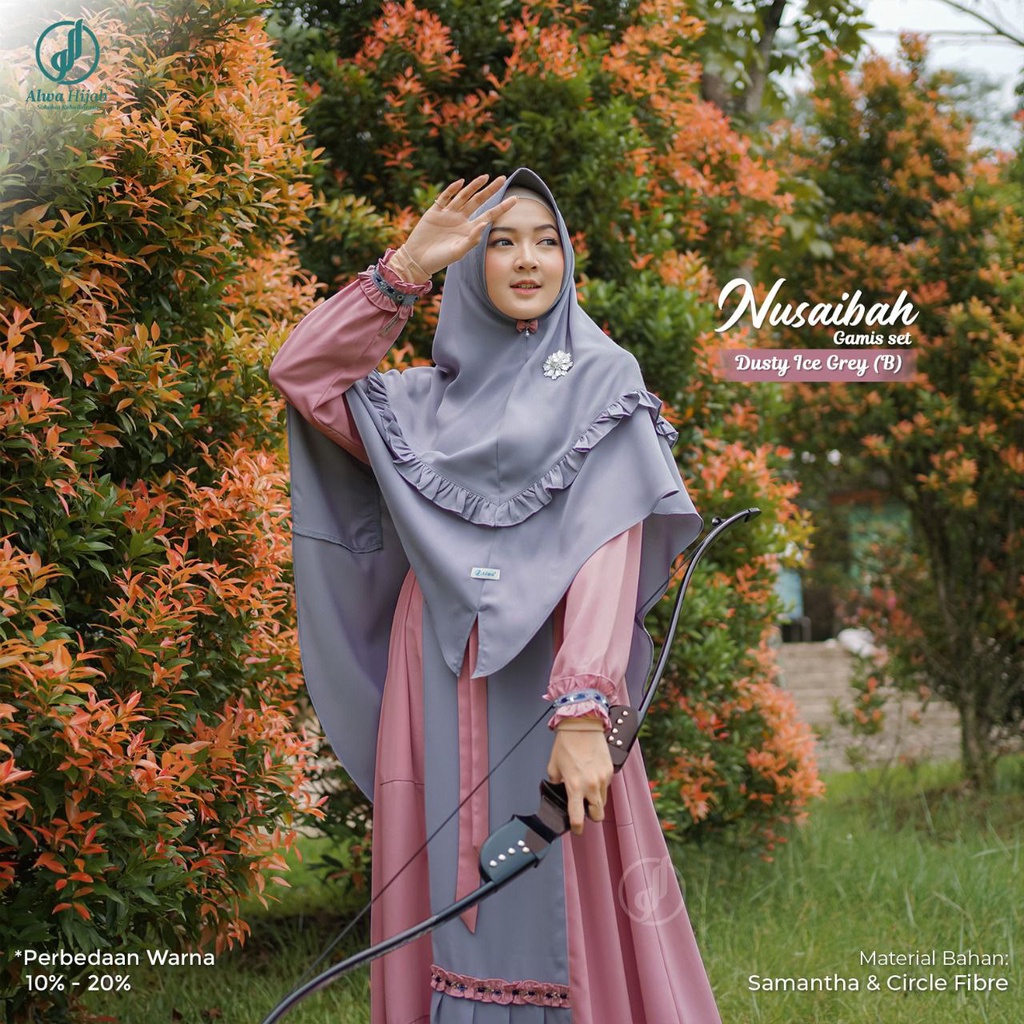 NUSAIBAH GAMIS SET BY ALWA HIJAB