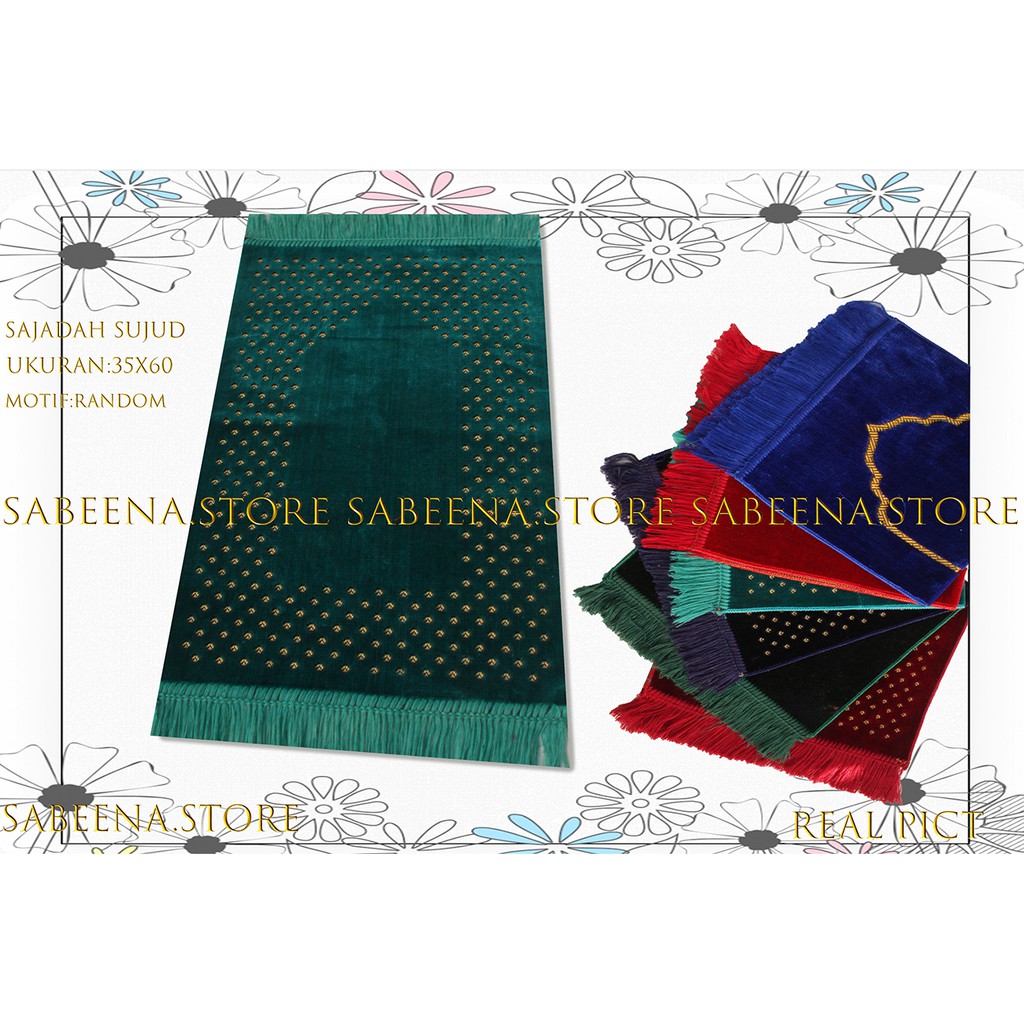 Sajadah Anak Motif Polos Minimalis Impor Turki Peralatan Sholat By Sabeena.Store