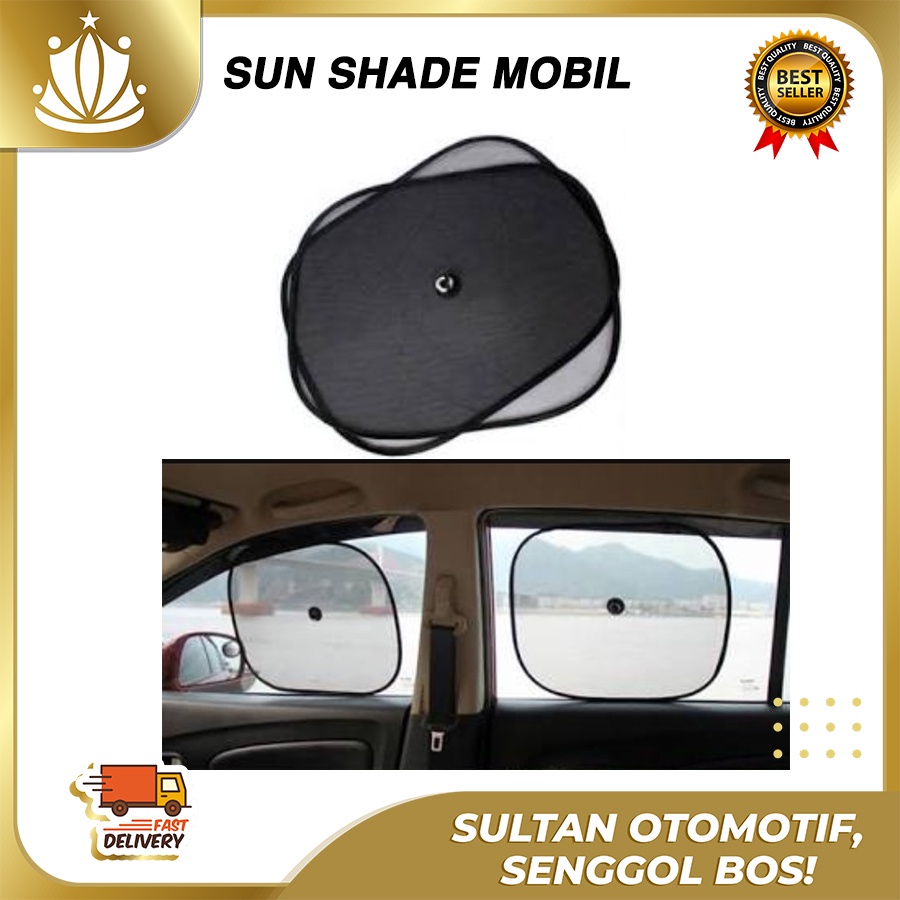 SUN SHADE Tabir Surya Jendela Mobil Tahan Matahari UV Protect MAKSIMAL