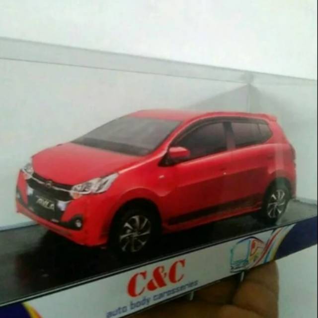 Papercraft miniatur Daihatsu Ayla