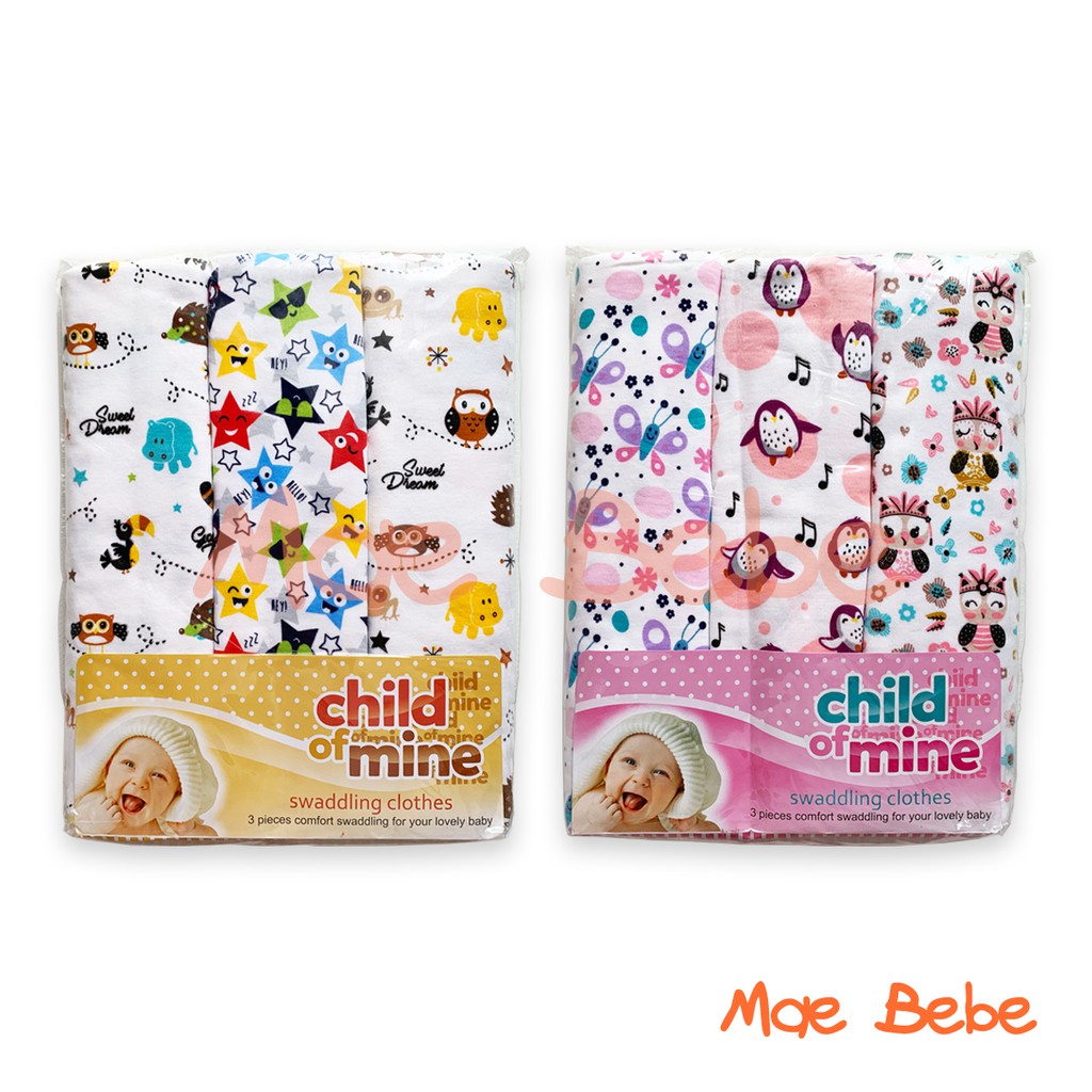 Child Of Mine Bedong Isi 3 Pcs