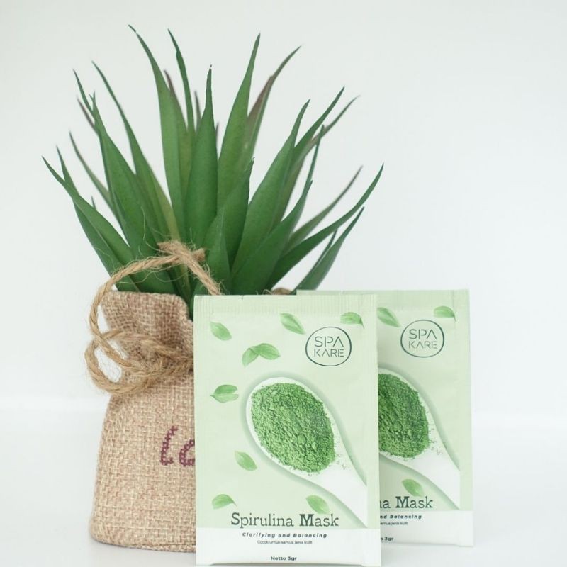 Spakare Spirulina Mask Ecer | Spirulina Mask | Masker Spakare Original | Masker Spirulina Original