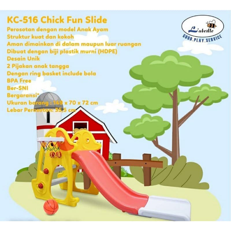 Labeille Slide Chick Fun KC-516 - Perosotan Anak