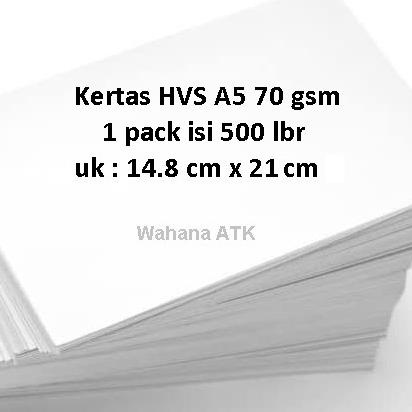 

Ready Siap Kirim Kertas HVS A5 70 gr