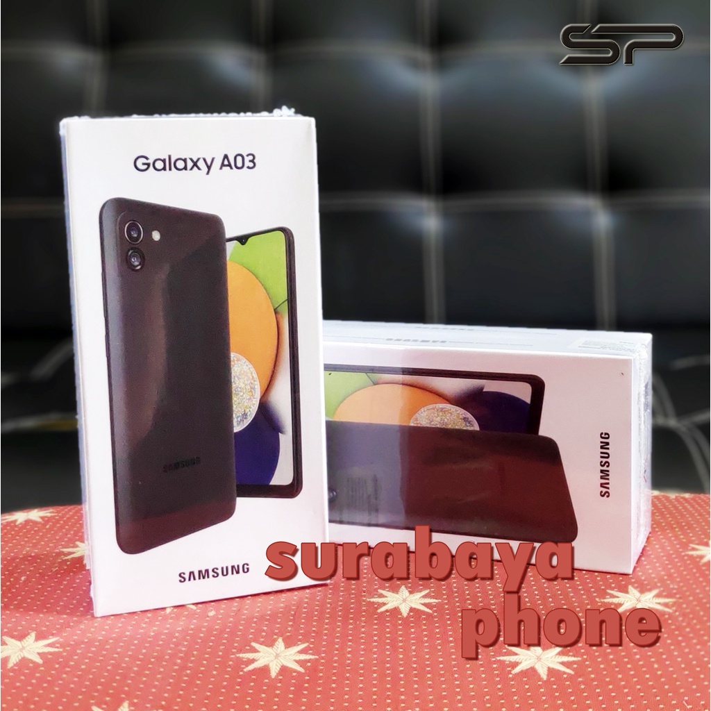 Samsung Galaxy A03 & A03s 4/64 GB NEW RAM 4GB / ROM 64GB Garansi Resmi Indonesia SEIN HP Baru Hitam Biru Merah Termurah A04 A04s A05 A05s A06 A06s A07 A07s-1