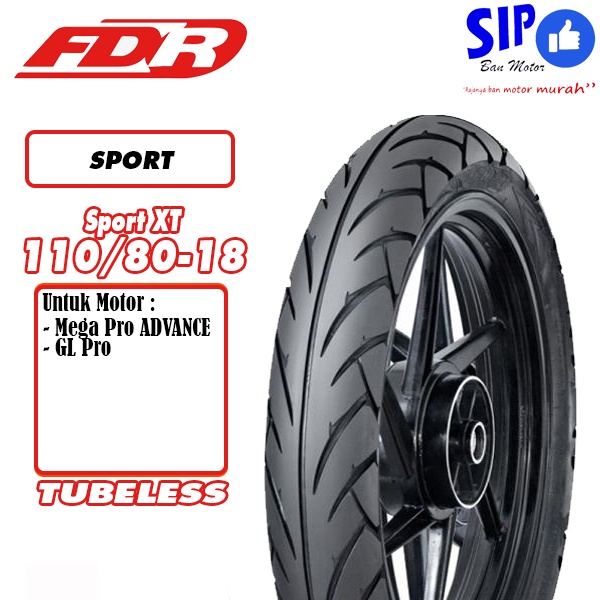 Ban motor Sport FDR Sport XT 110 80 18 Tubeless