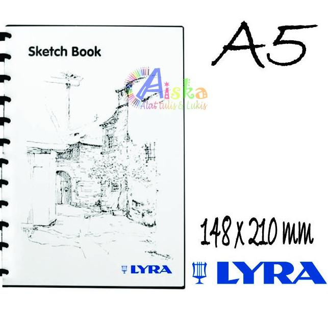 

[SKU : 6BW0O] Lyra Sketch Book A5, A4, A3, & Refill (Buku Sketsa Lyra A5, A4, A3, &Refill) / Buku gambar
