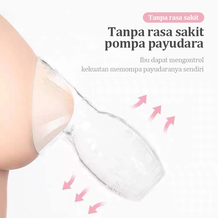 HIPPO LAND Pompa asi manual silikon - silicone breast pump 270