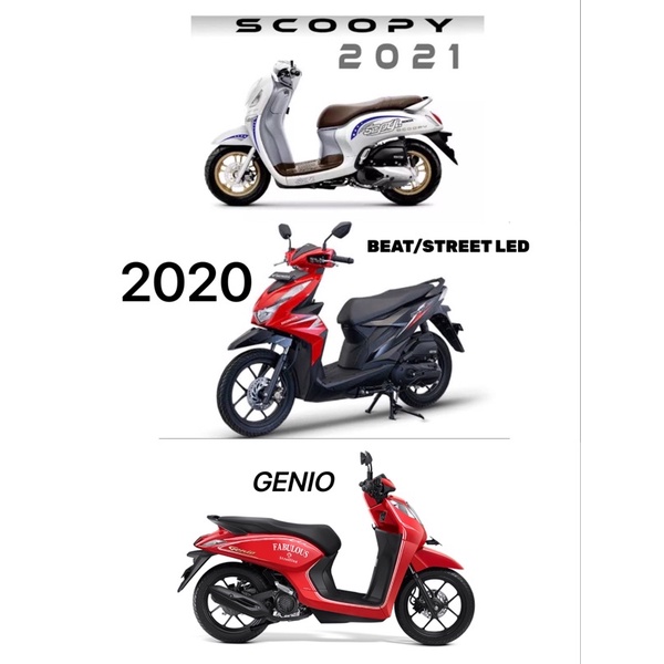 Tutup Saringan Udara Hawa Cover Filter Scoopy 2021 Genio Beat Street 2020 Led ASLI HONDA 17245-K0J-N00