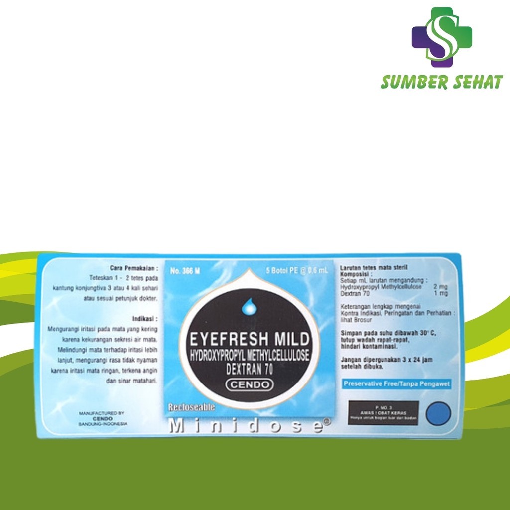 CENDO EYEFRESH MILD MINIDOSE