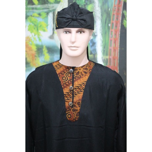 STELAN BAJU CELANA PANGSI TRADISIONAL DEWASA BATIK DAN POLOS