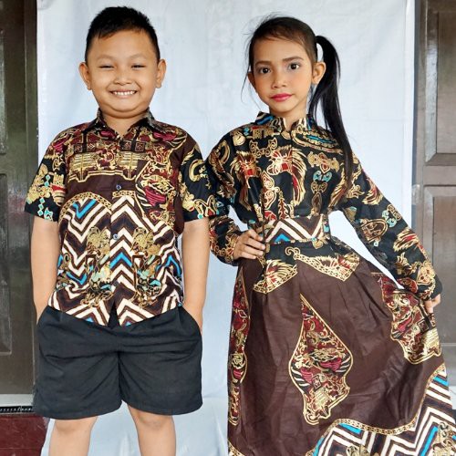 BAJU BATIK COUPLE ANAK GAMIS - BAJU COUPLE GAMIS ANAK - BATIK COUPLE GAMIS ANAK - BATIK COUPLE ANAK