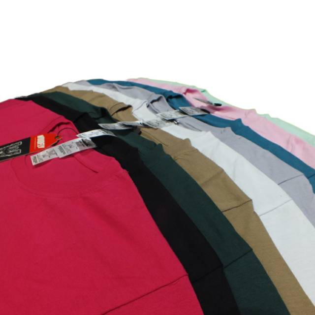  KAOS  POLOS  MERK  WOODFLY TANGAN PENDEK UNISEX COMBED 