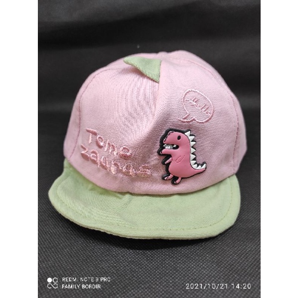 topi anak baby balita import free bordir nama