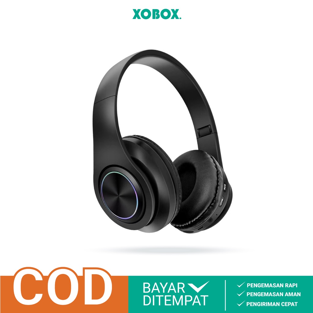 Headphone Bluetooth Macaron Memory Card Dan AUX-P39 -XOBOX