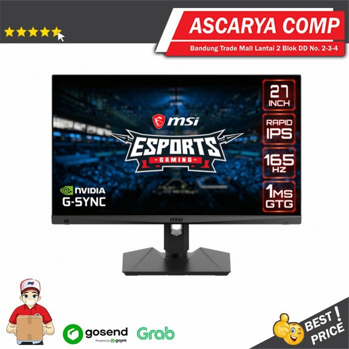 Gaming MONITOR MSI Optix MAG274QRF - Garansi resmi 3tahun